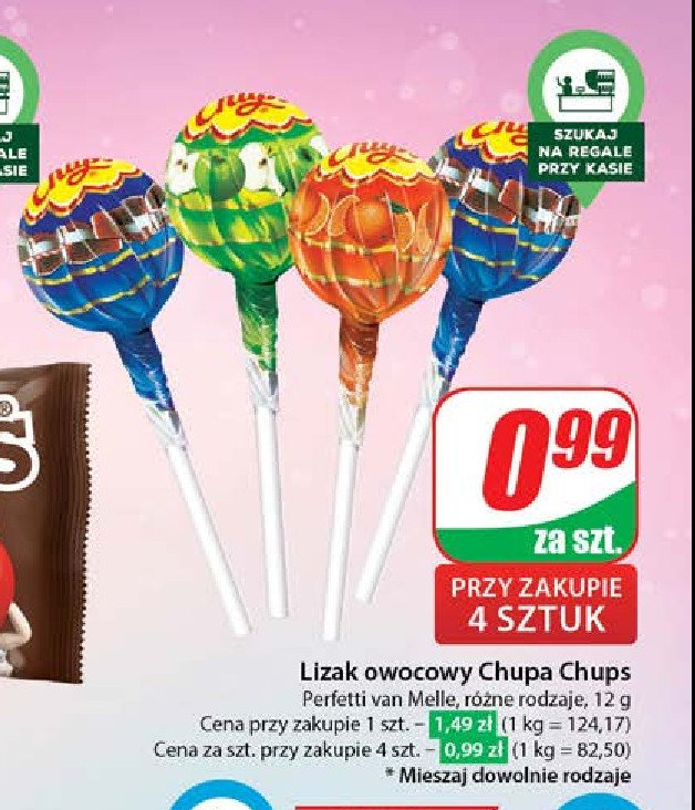 Lizak apple Chupa chups fruit promocja