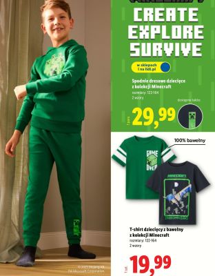 Spodnie dresowe dziecięce z kolekcji  promocja w Lidl