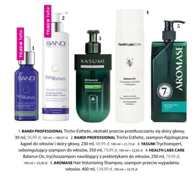 Szampon Bandi Professional Tricho Esthetic fizjologiczna kąpiel do włosów i skóry głowy 230 ml promocja w Hebe