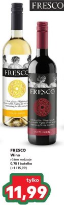 Wino Fresco różne rodzaje 0,75 l butelka promocja w Kaufland