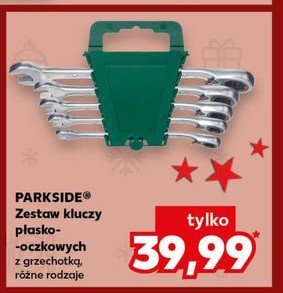 Zestaw kluczy płasko-oczkowych Parkside promocja