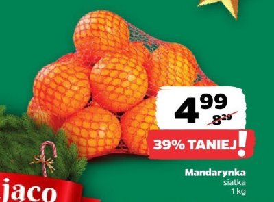 Mandarynka siatka 1 kg promocja w Netto
