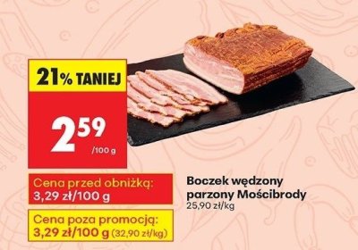 Boczek w臋dzony parzony promocja w Biedronka