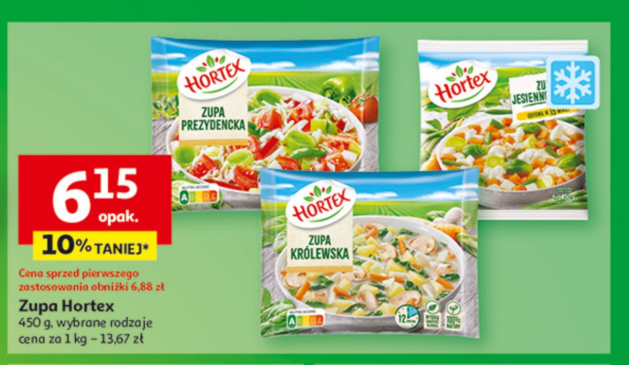 Zupa jesienna jarzynowa Hortex promocja w Auchan