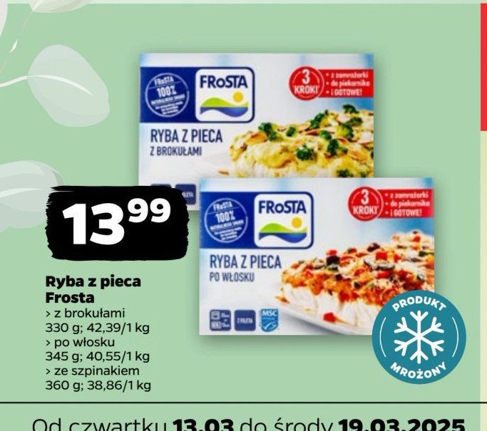 Ryba z pieca po włosku Frosta promocja w Netto