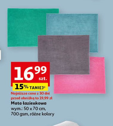 Mata łazienkowa 50 x 70 cm Actuel promocja