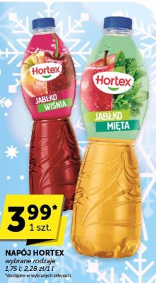 Napój Hortex Jabłko Wiśnia promocja w Groszek