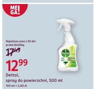 Spray spray do powierzchni promocja w Rossmann