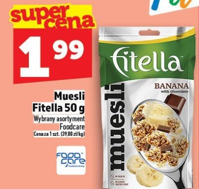 Muesli Fitella 50g promocja w TOPAZ