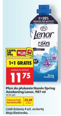 Płyn do płukania tkanin promocja w Biedronka