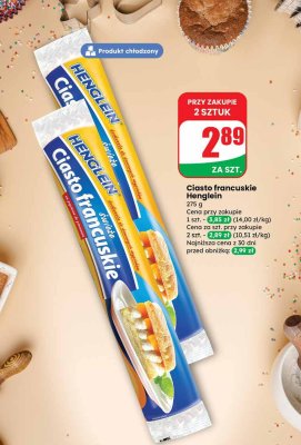 Ciasto francuskie  promocja w Dino