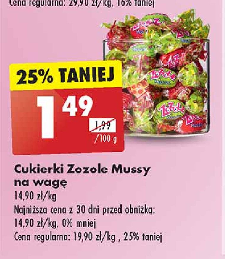 Cukierki Zozole promocja