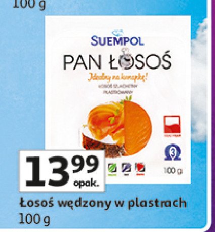 Pan łosoś wędzony Suempol promocja w Auchan