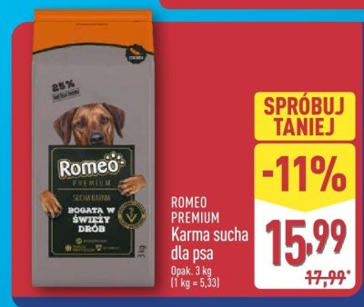 Karma sucha premium dla psa 3 kg promocja w Aldi