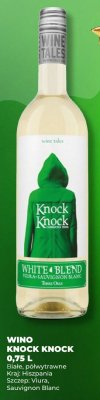 Wino Knock Knock White Blend 0,75 L promocja w Duży Ben