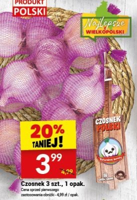Czosnek 3 szt., 1 opak. promocja w Twój Market