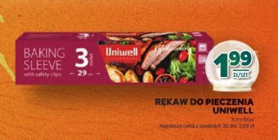Rękaw do pieczenia Uniwell promocja w Stokrotka