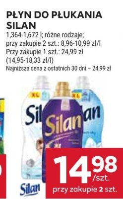 Płyn do płukania Silan promocja w Stokrotka
