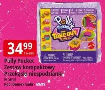 Polly Pocket Zestaw kompaktowy Przekąski i niespodzianki promocja w Leclerc
