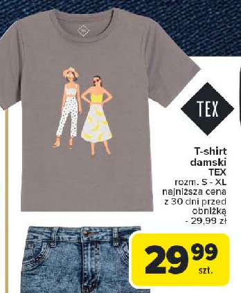 T-shirt damski s-xl Tex promocja