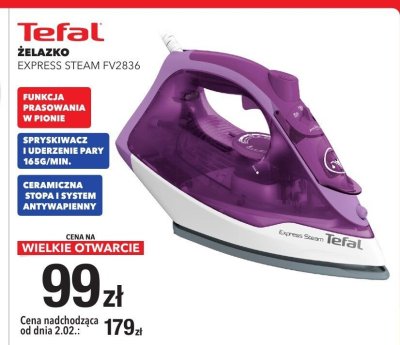 Żelazko EXPRESS STEAM FV2836 promocja w RTV EURO AGD