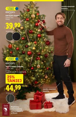 Golf męski z bawełną Esmara promocja w Lidl