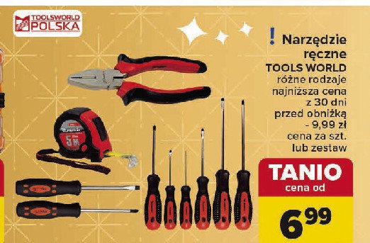 Kombinerki Tools world promocja w Carrefour