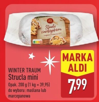 Strucla mini marcepanowa promocja w Aldi