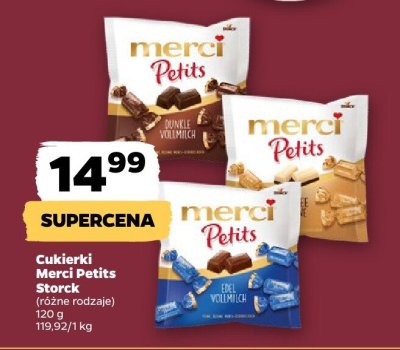 Cukierki Merci Petits Storck różne rodzaje promocja w Netto