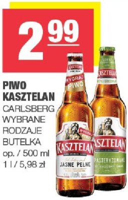 Piwo Kasztelan jasne pe艂ne promocja w SPAR