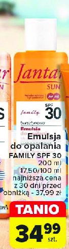 Emulsja do opalania family bursztynowa spf 30 Farmona jantar sun Jantar (farmona) promocja