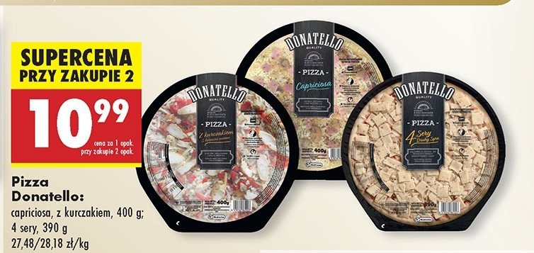 Pizza capriciosa Donatello pizza promocja