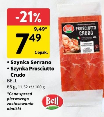 Prosciutto crudo promocja w Intermarche