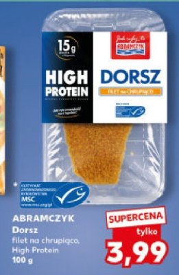 Dorsz filet na chrupiacu, High Protein promocja w Kaufland