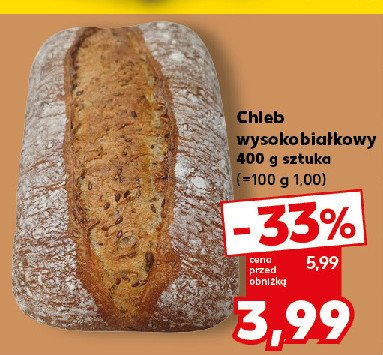 Chleb wysokobiałkowy promocja