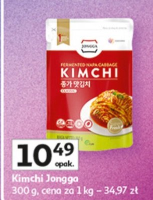 Kimchi Jongga 300 g promocja w Auchan