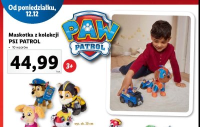 Maskotka psi patrol rubble Spin master promocja