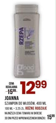 Szampon Joanna do włosów 400 ml promocja w Drogerie Natura