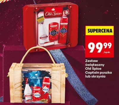 Zestaw świąteczny Captain puszka lub skrzynia promocja w Biedronka