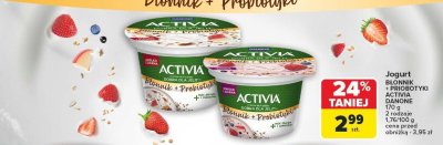 Jogurt Activia błonnik + probiotyki, różne rodzaje Danone promocja w Carrefour