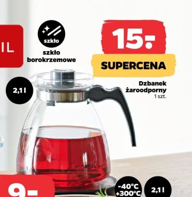 Dzbanek żaroodporny 2.1l promocja w Netto
