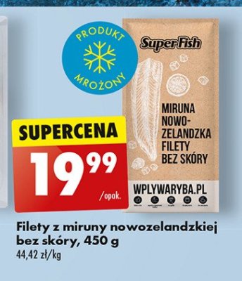 Miruna nowozelandzka filet bez skóry Superfish promocja