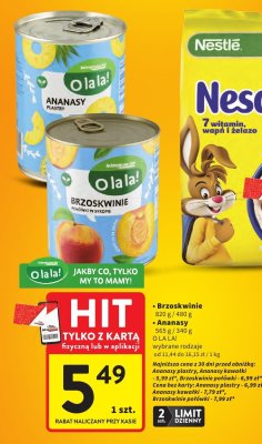 Płatki Nesquik NESTLE promocja w Intermarche