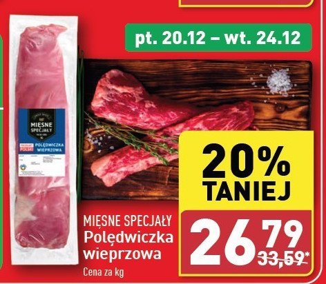 Polędwiczka wieprzowa Mięsne specjały zawsze świeże (aldi) promocja