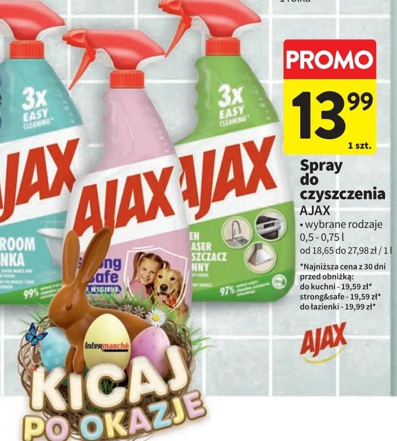 Spray do czyszczenia Ajax kitchen Ajax . promocja