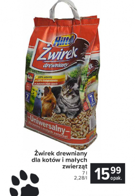 Żwirek dla kotów i małych zwierząt Hilton promocja