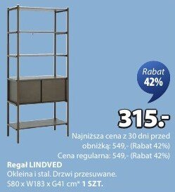 Regał LINDVED promocja w Jysk