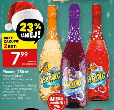 Napój Piccolo różne rodzaje, 750 ml promocja w Twój Market