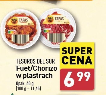 Chorizo plastry TESOROS DEL SUR promocja