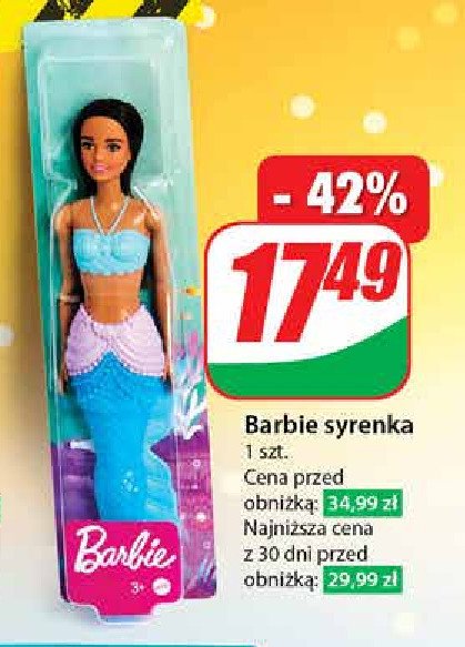 Lalka barbie syrenka promocja